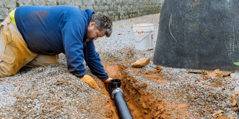 French Drain Installation in Northport, Alabama